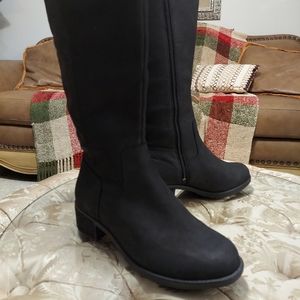 Hush Puppies Womens Boots 7.5 Impermeable Wide lrg